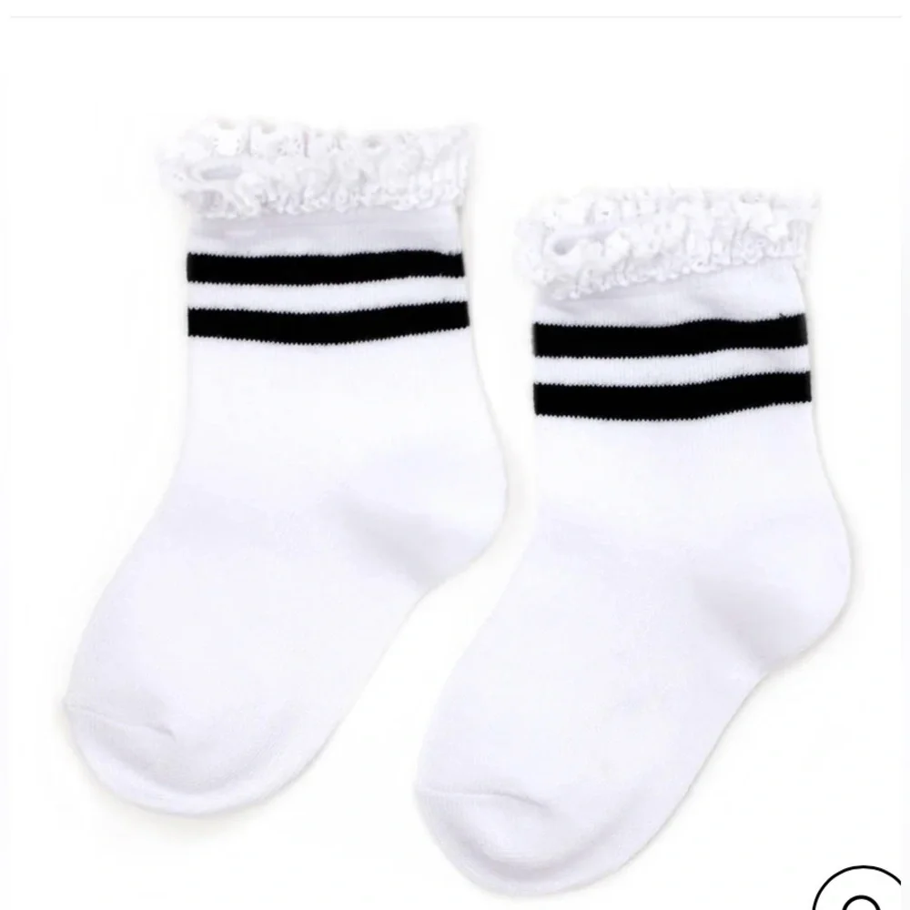 girl by little stocking Co. Classic Stripe Midi Sock 3-Pack